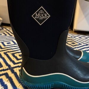 Kids' Black and Blue Boots